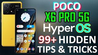 POCO X6 Pro 5G 99+ HyperOS Tips, Tricks & Hidden Features | Amazing Hacks - THAT NO ONE SHOWS YOU 