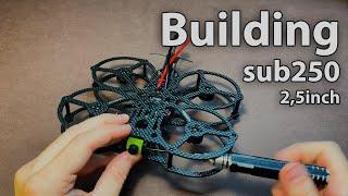 Building cinematic FPV drone - under 250 gram with naked GoPro Hero 12