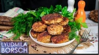  Обычные котлеты в 100 раз вкуснее! Я НЕ УСТАЮ ИХ ГОТОВИТЬ!!! Ужин на СКОРУЮ РУКУ!!!