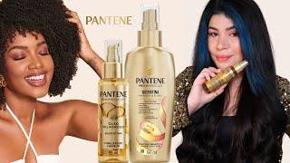  NOVO PANTENE QUERATINA PREENCHE & BLINDA: Spray Multibenefícios e Óleo Milagroso