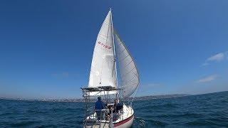 Learning to Sail: How to Sail Downwind using the Traveler, Preventer and Whisker pole