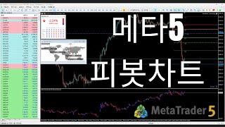 메타트레이더5 툴박스 피봇차트!! 
