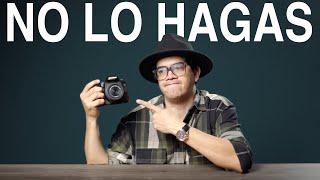 NO HAGAS ESTAS 10 COSAS si eres FOTÓGRAFO AMATEUR O PRO! 