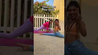 I TAUGHT THE GIRL HOW TO SIT IN THE SPLITS! HOW TO IMPROVE YOUR SPLITS!#libertybarros#tutorial#split