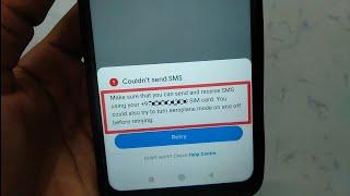 How to fix Make sure that you can send and receive SMS SIM card in Google pay