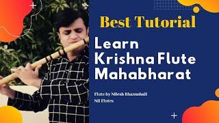 Krishna Flute Tutorial | How to play Krishna Theme | Learn Mahabharat Flute | Learn Flute | Nil