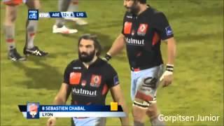 Chabal knockout punch