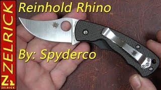 Spyderco Reinhold Rhino First Look