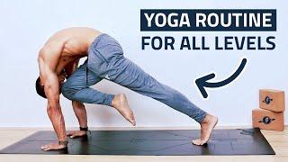 Yoga Routine For Strength & Flexibility | ALL LEVELS (Follow Along)