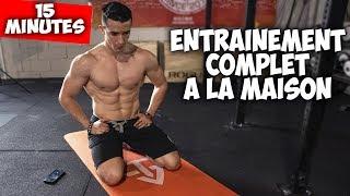 15min entrainement complet à la maison ! (brule beaucoup de calories!)