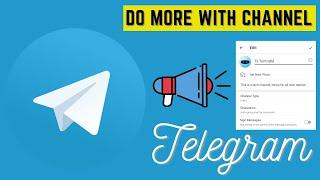 Do more with telegram channel | How to use telegram channel