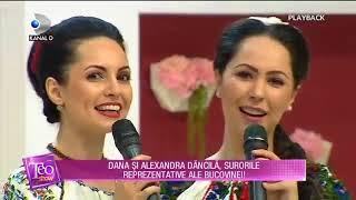 Alexandra si Dana Dancila la Teo Show - Surori celebre din muzica populara