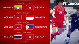 Lịch Thi Đấu Giải Vô Địch Futsal Đông Nam Á Của Futsal nữ 