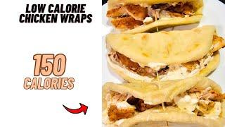 Lose weight fast eating these low calorie chicken wraps- low calorie dinner recipe