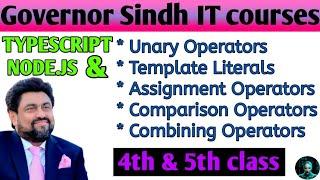 4th & 5th class of governor IT (unary operators) #governorsindh #viral #trending #ai #fyp #aiplanet