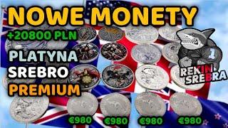 Srebro, platyna oraz monety premium #srebro #złoto #inwestowanie #silverstacking