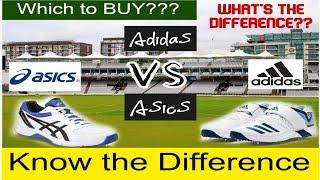 Defining a cricket bowling shoe- Asics & Adidas. #cricket #spikeshoes