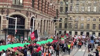 Demonstratie op de Dam voor meer steun voor Afghaanse vluchtelingen #afghanistan #amsterdam