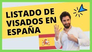 LOS 4 TIPOS de VISADOS en ESPAÑA ️   Para residir, trabajar, hacer turismo o estudiar