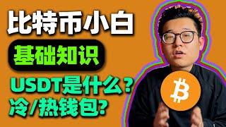 比特币小白入门：USDT是什么？冷热钱包是什么？币圈小白入门，从零开始第一次购买加密货币、比特币、USDT，欧易交易所注册、买币全过程  欧易OKX 币安 比特币BTC  狗狗币 以太坊ETH