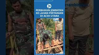 Jembatan Akses Warga ke Lahan Pertanian