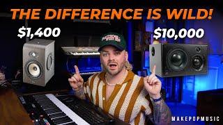 I Mixed The Same Song On $1,400 and $10,000 Monitors And The Results Are SHOCKING 