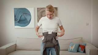 Embrace: Ställ in Ergobaby Embrace till nyfödd