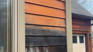 HOW TO: Clean Red Cedar Clapboard with Oxygen Bleach