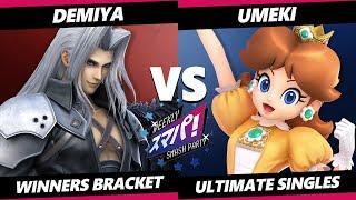 Sumapa 79 - Demiya (Sephiroth) Vs. Umeki (Daisy) SSBU Ultimate Tournament