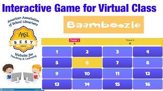 Using Bamboozle in virtual class(Interactive Game for Online Class)