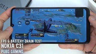 Nokia C31 PUBG Gaming test | Unisoc SC9863A, 4GB RAM