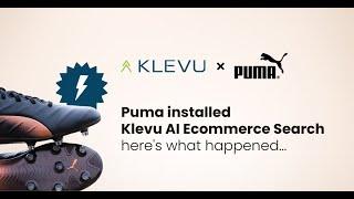 Puma increased search-led conversion by 52% with Klevu AI search and merchandising