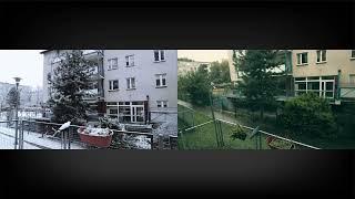 Сравнение Вида С Балкона ЛЕТОМ И ЗИМОЙ