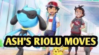 Ash's riolu's moves. PikaLuCario x