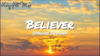 Believer | Imagine Dragons | Lyric video | #KING#OF#THE#MIX#🫅