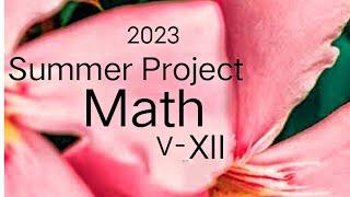 Summer Project class 5 class 6 class 7 class 8