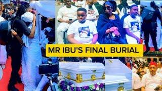 Mr Ibu's Wife COLLAPSED At His BURIAL As Veterans Nollywood Storms Mr Ibu's Burial #mribu #trending