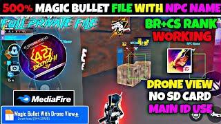 New Season  Free Fire Magic bullet Hologram Hack  Panel Camera Hack Speed Hack Npc Name obb config