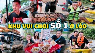 Quang Linh Vlogs || 1 Ngày Trải Khu Vui Chơi " SỐ 1 " ở Lào Sẽ Như Thế Nào??