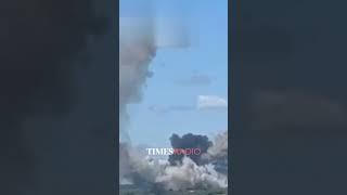  Ukrainians destroys Russian munitions warehouse in occupied territory