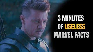 3 Minutes of USELESS Marvel Facts