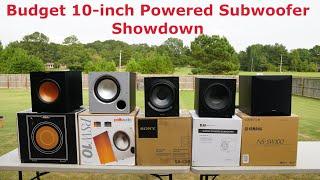 Budget Amazon 10-inch Subwoofer Showdown: Polk, Klipsch, Elac, Yamaha, Sony