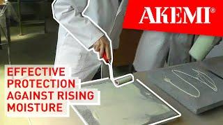 How to effectively protect natural stone against rising moisture: AKEMI Anti-Stain Coating 2015