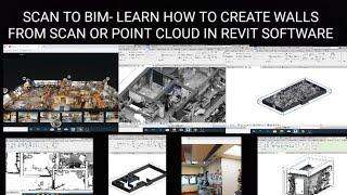 Scan to BIM or Scan in Revit - Learn how to create walls from scan or point cloud in Revit Software