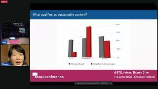 Sustainable Content Powered by Simplified Technical English (STE) • Shumin Chen • soap! 2022