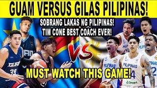 GILAS PILIPINAS vs GUAM! Sotto Edu Brownlee Unstoppable!