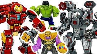 Avengers 4 End Game! War Machine Buster, Hulk Buster! Defeat Thanos! | DuDuPopTOY