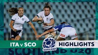 HIGHLIGHTS | Italy Women U20 v Scotland Women U20 | Six Nations Women's Summer Series