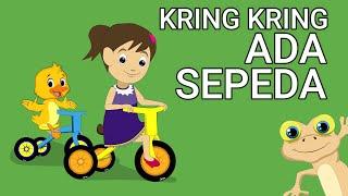 Bebek dan cicak nika Sepedaan - kring kring kring ada sepeda lagu anak populer