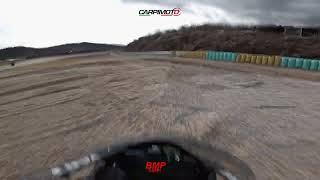 Rjikea didn't go as planned!! On the gravel at Turn 1! Canepa Yamaha R1